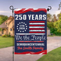 Personalized 4th of July Garden Flag Custom Family Name Gift Garden Flag GradoCreations