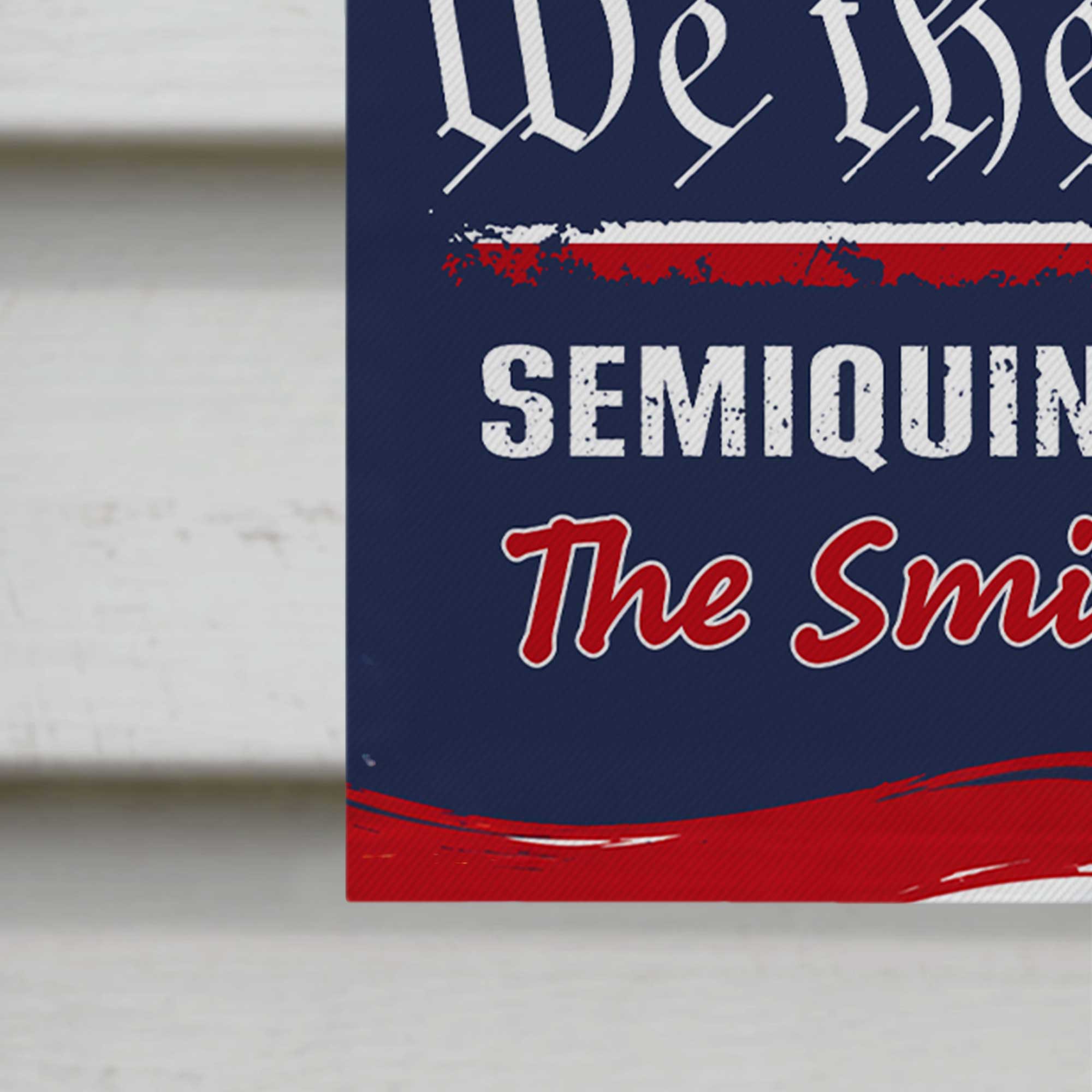 Personalized 4th of July Garden Flag Custom Family Name Gift Garden Flag GradoCreations