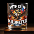 Personalized Whiskey Glass Custom Name Patriotic Eagle Gift for Dad Whiskey Glass GradoCreations
