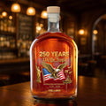 Personalized Whiskey Bottle with Eagle & USA Flag Gift for Dad Whiskey Bottle GradoCreations