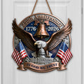 Personalized Eagle Liberty Bell Wood Sign Custom Decor Gift Wood Sign GradoCreations