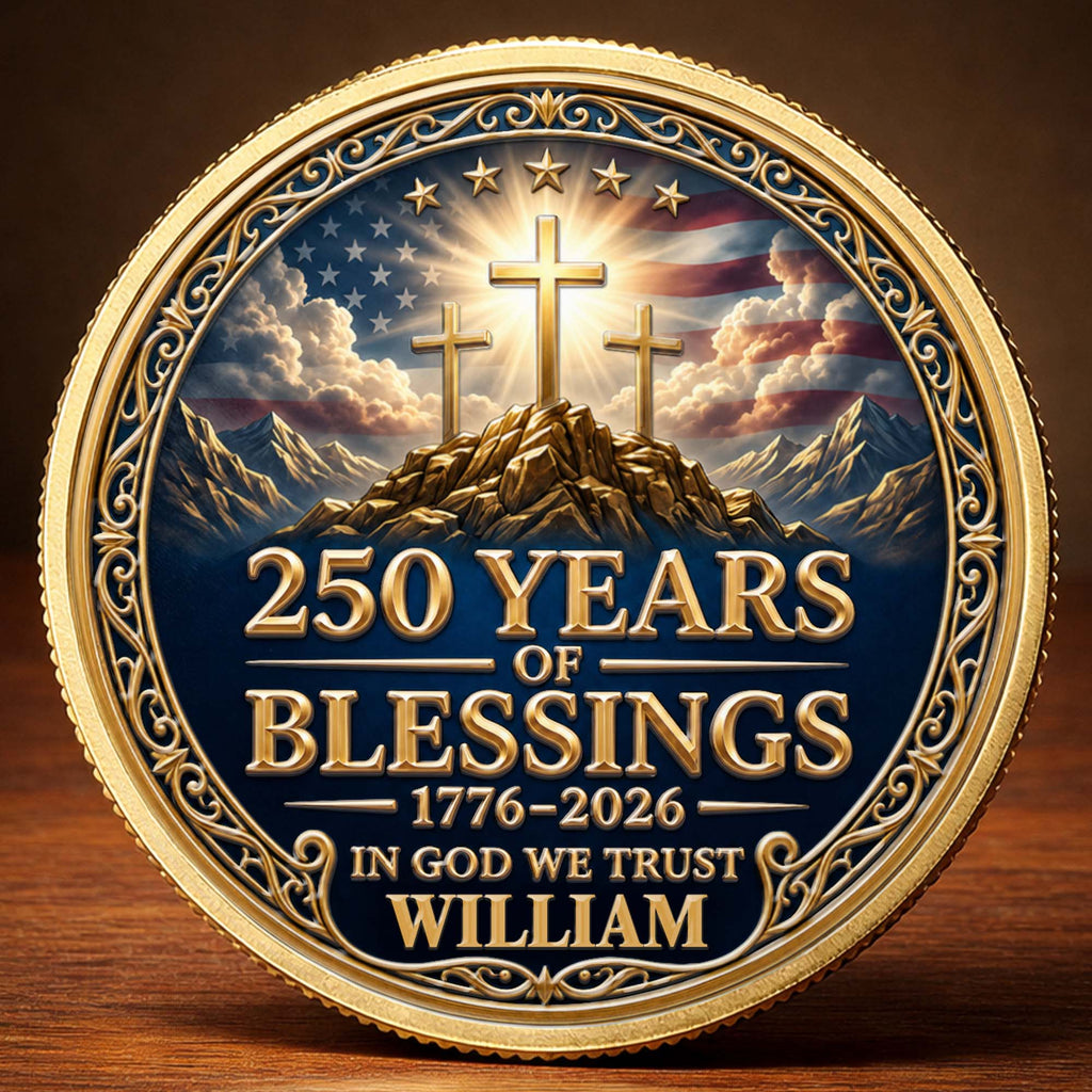 Personalized Commemorative Coin Custom Name Gift for Dad Commemorative Coin GradoCreations