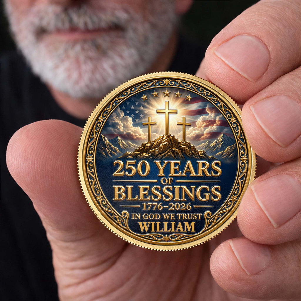 Personalized Commemorative Coin Custom Name Gift for Dad Commemorative Coin GradoCreations