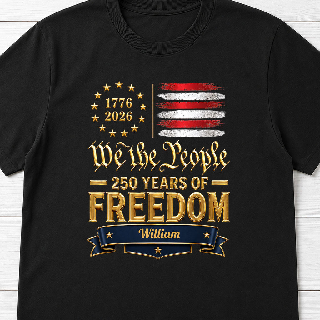 Personalized American Flag Hoodie & T-shirt Gift for Dad Shirt GradoCreations