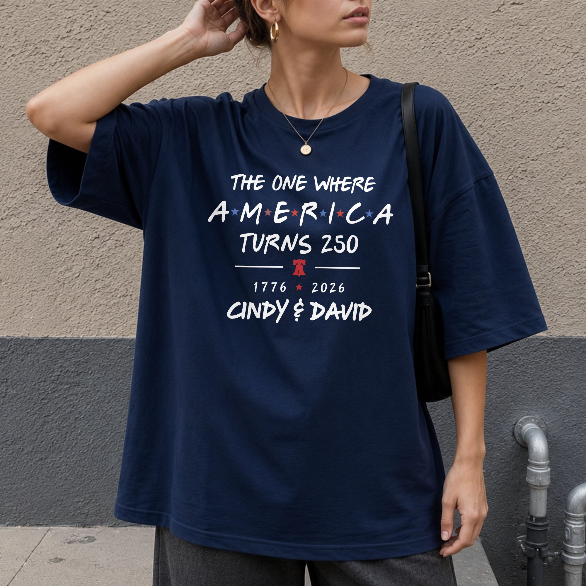 Personalized Unisex T-shirt & Hoodie Custom Liberty Bell 4th of July Gift Shirt GradoCreations