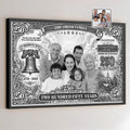Personalized Custom Horizontal Poster 250 Years Liberty Bell Gift Poster GradoCreations