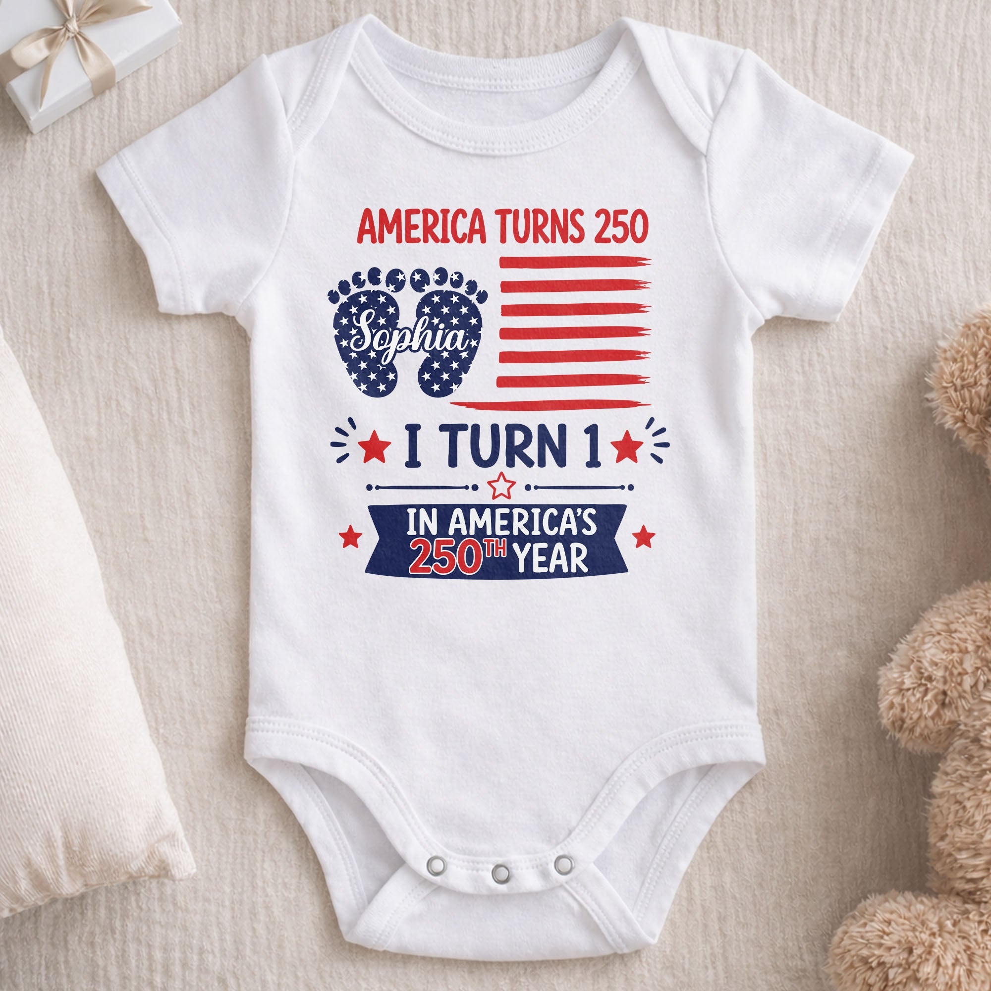 Personalized Baby Onesie Custom Name Celebration Gift for Baby Baby Onesie GradoCreations