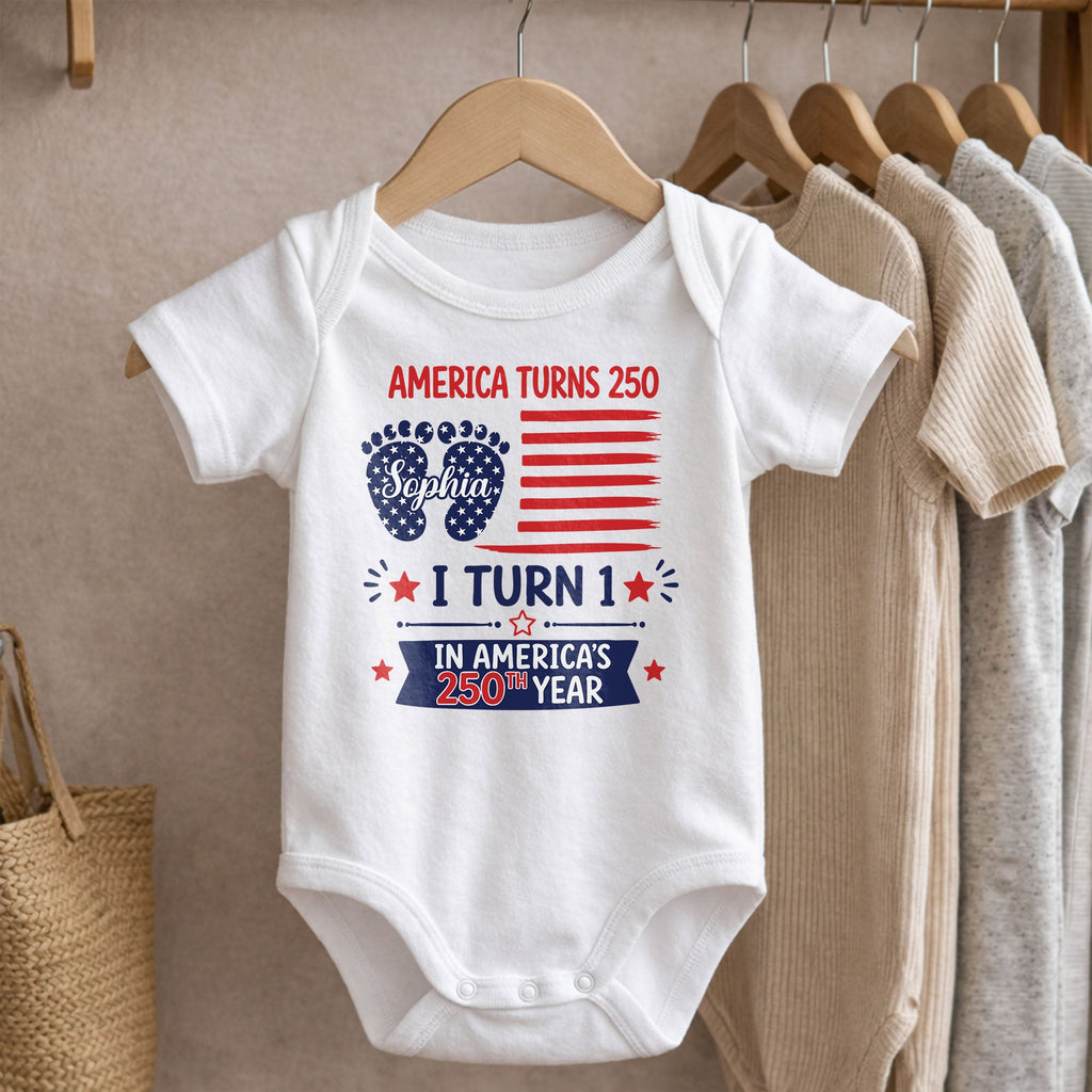 Personalized Baby Onesie Custom Name Celebration Gift for Baby Baby Onesie GradoCreations
