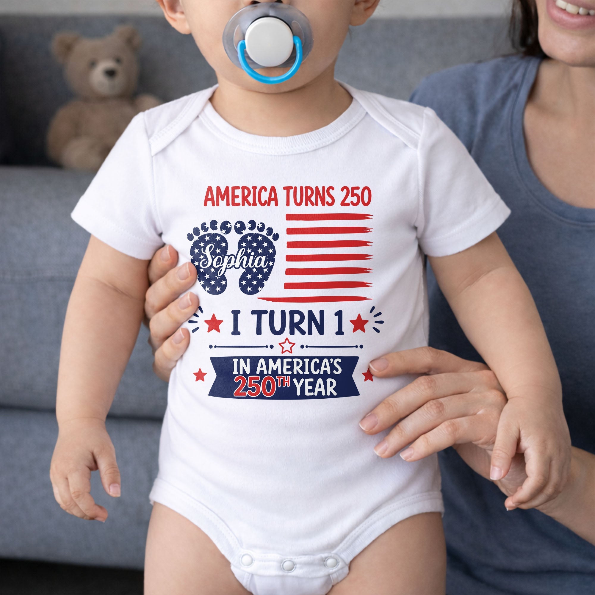 Personalized Baby Onesie Custom Name Celebration Gift for Baby Baby Onesie GradoCreations