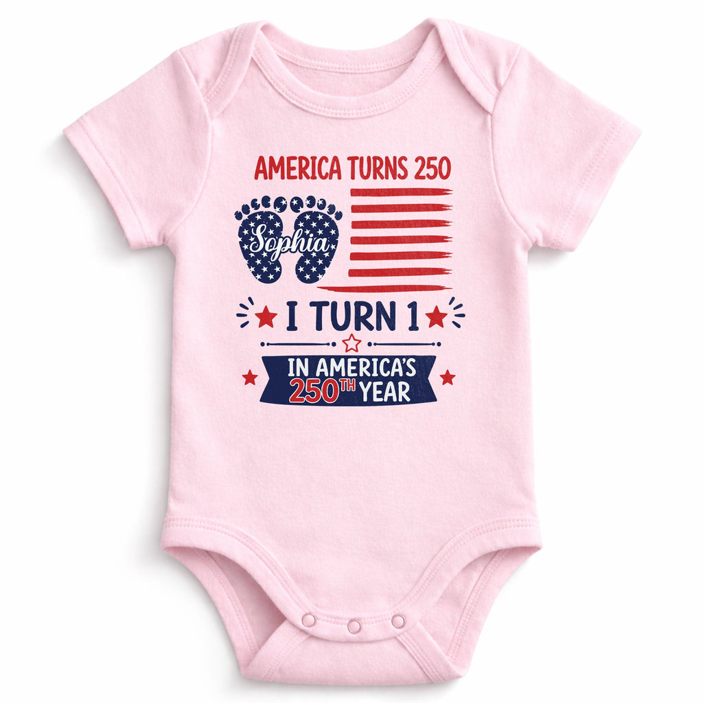 Personalized Baby Onesie Custom Name Celebration Gift for Baby Baby Onesie GradoCreations