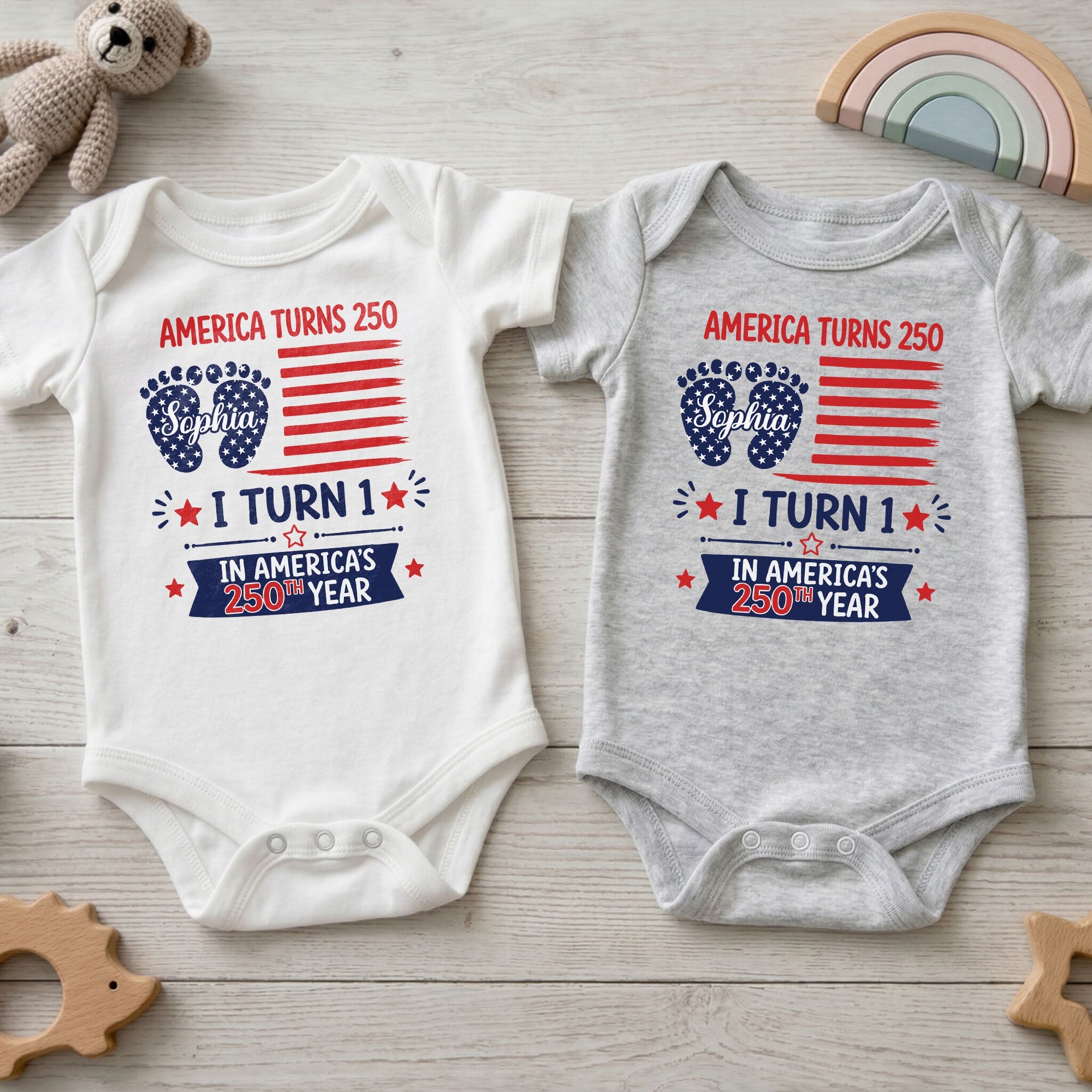 Personalized Baby Onesie Custom Name Celebration Gift for Baby Baby Onesie GradoCreations