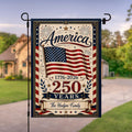 Personalized Double-Sided Garden Flag USA Family Celebration Garden Flag GradoCreations