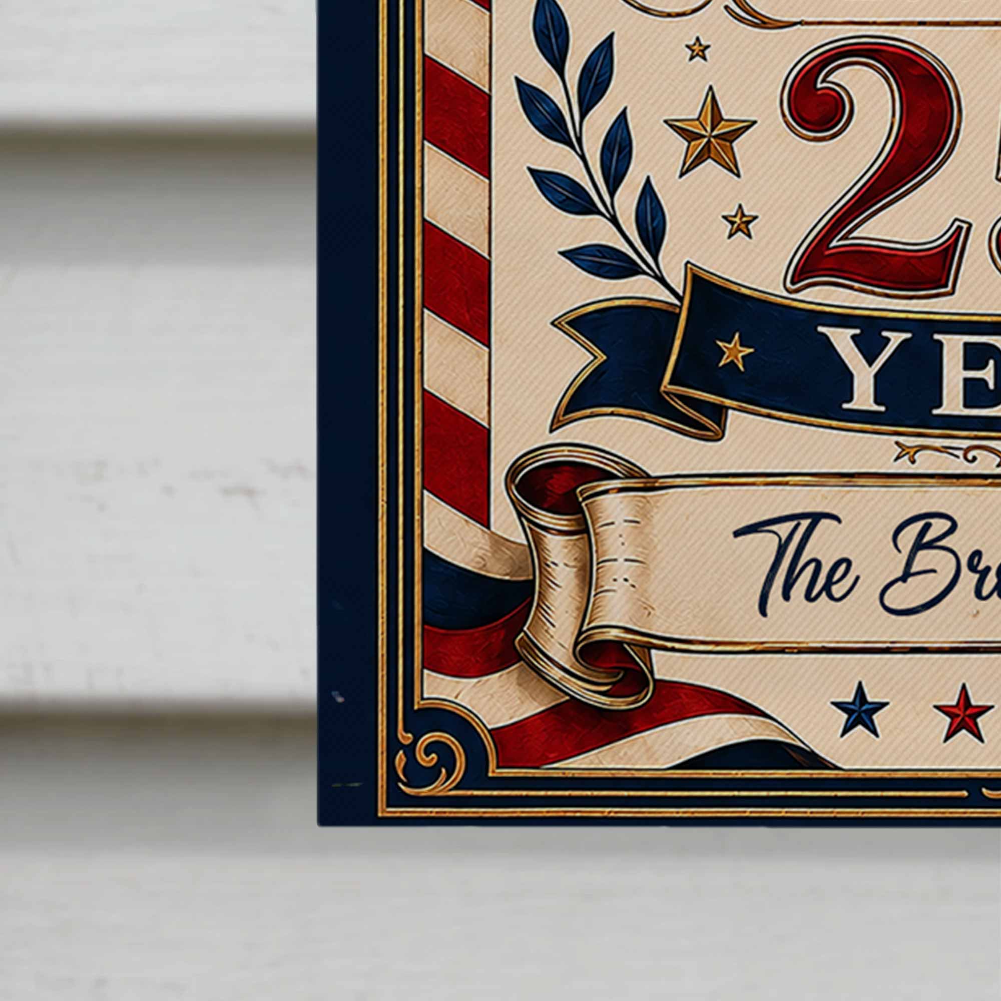 Personalized Double-Sided Garden Flag USA Family Celebration Garden Flag GradoCreations