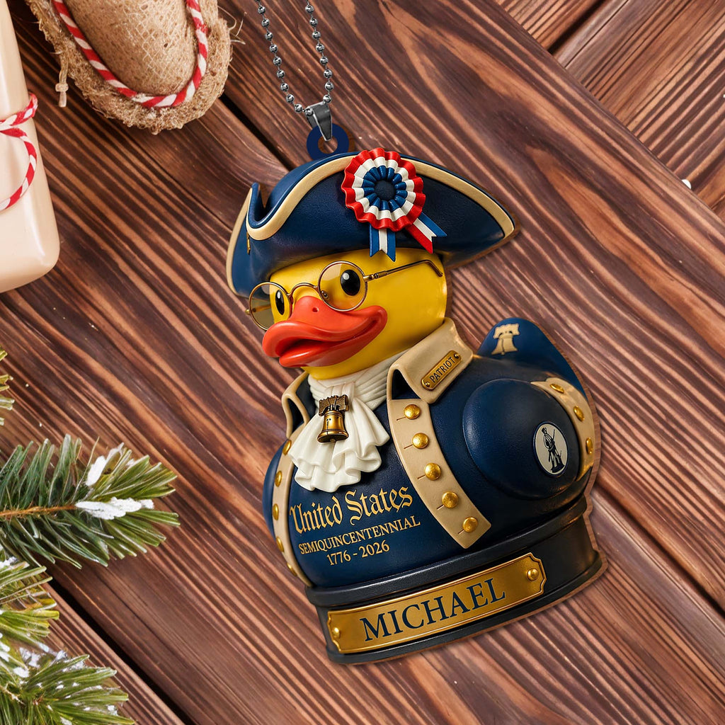 Personalized Wood Car Hanging Ornament Custom Name Gift Wood Ornament GradoCreations