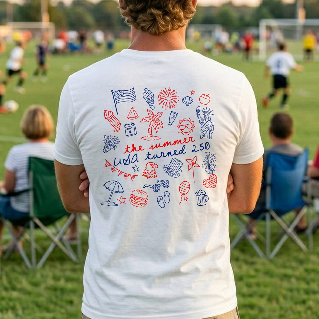 Personalized Custom T-Shirt Front and Back Independence Day Gift T-Shirt Font and Back GradoCreations