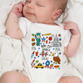 Personalized Baby Onesie Custom Name 4th of July Gift Baby Onesie GradoCreations