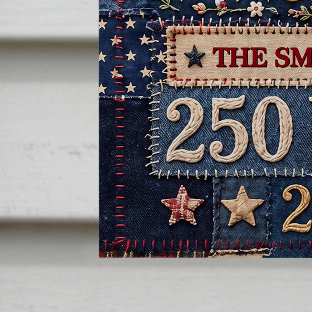Personalized Double-Sided Garden Flag Custom Family Name 4th of July Gift Garden Flag GradoCreations
