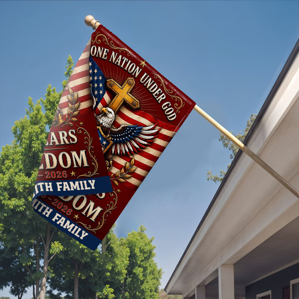 Personalized Double-Sided Garden Flag Custom Family Name 4th of July Gift Garden Flag GradoCreations