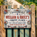 Personalized Metal Sign Custom Family Decor Gift for Home Metal Sign GradoCreations