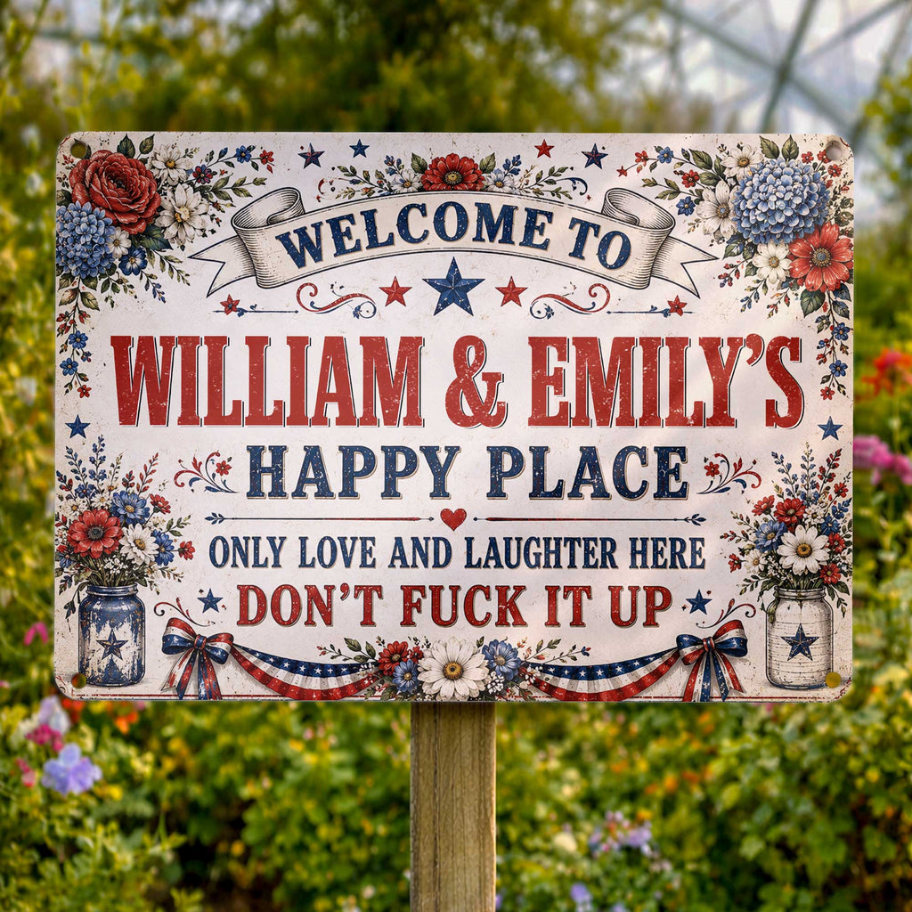 Personalized Metal Sign Custom Family Decor Gift for Home Metal Sign GradoCreations