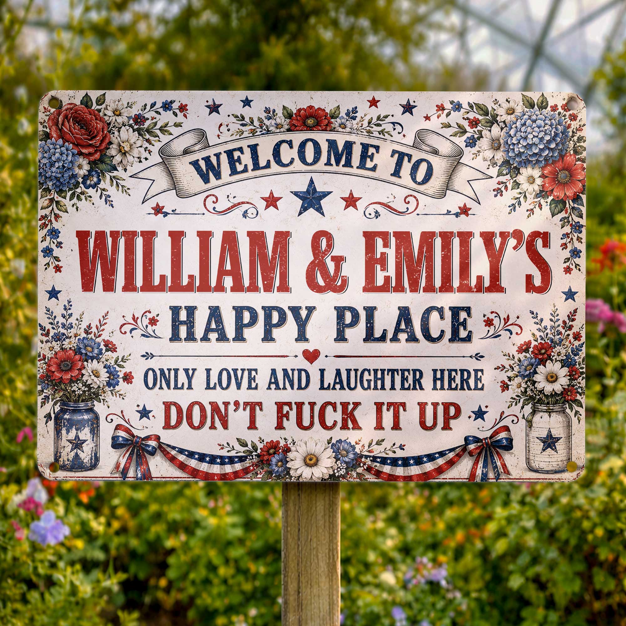 Personalized Metal Sign Custom Family Decor Gift for Home Metal Sign GradoCreations