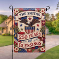 Personalized Double-Sided Garden Flag Custom Family Name 4th of July Gift Garden Flag GradoCreations