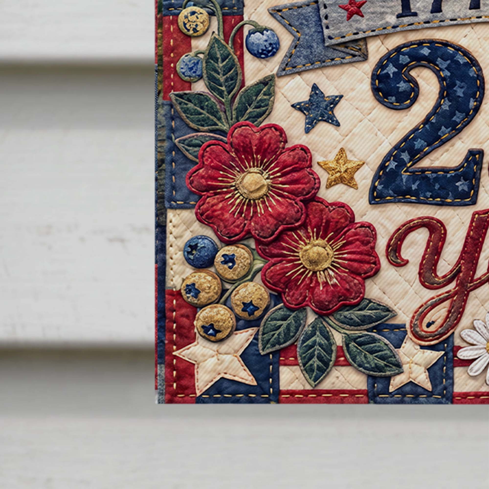 Personalized Double-Sided Garden Flag Custom Family Name USA | GradoCreations Garden Flag GradoCreations