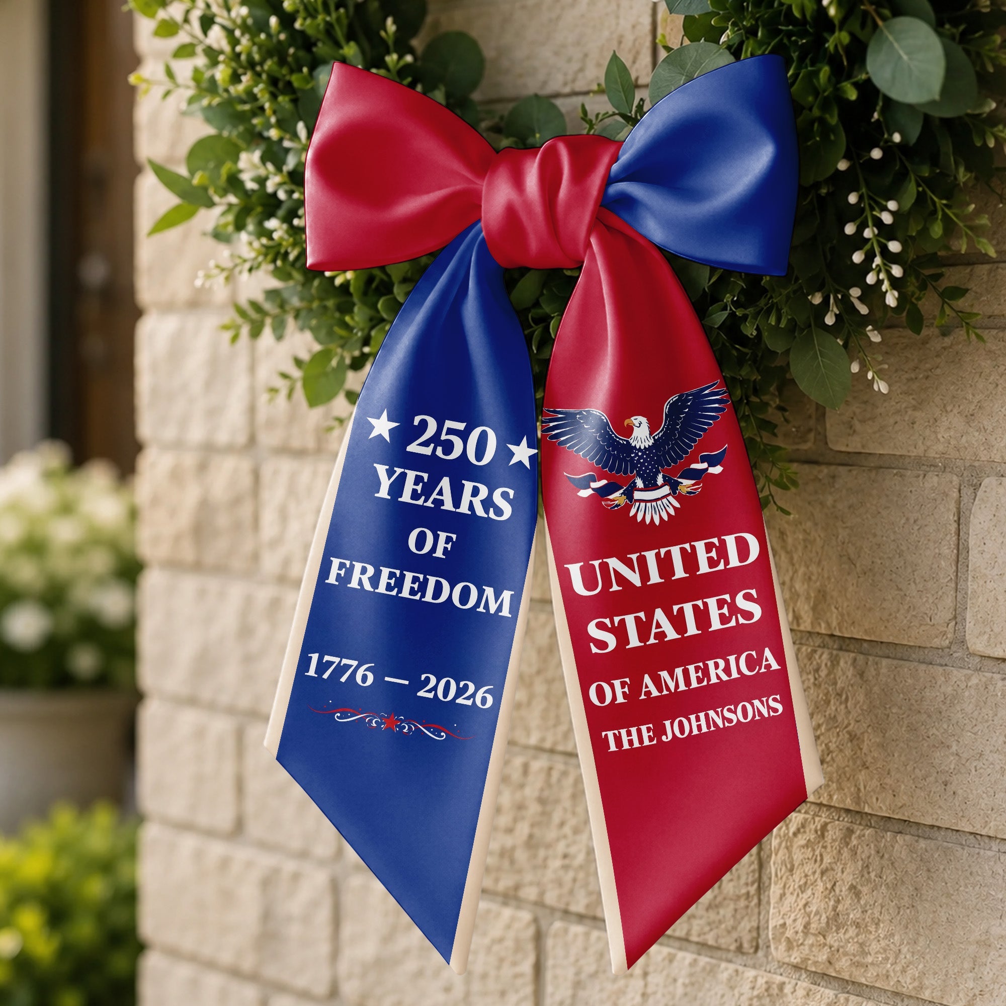 Personalized Patriotic Decorative Sash for 4th of July Party Decorative Sash GradoCreations