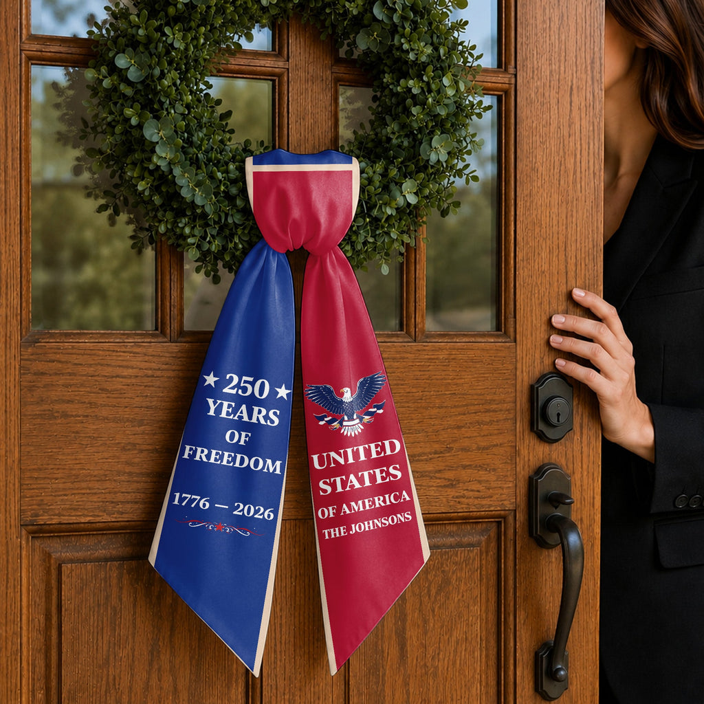 Personalized Patriotic Decorative Sash for 4th of July Party Decorative Sash GradoCreations