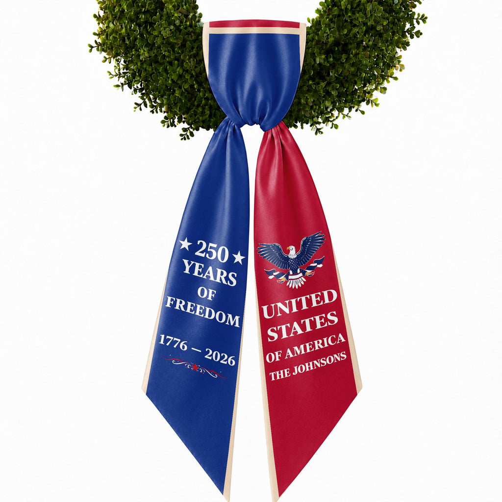 Personalized Patriotic Decorative Sash for 4th of July Party Decorative Sash GradoCreations