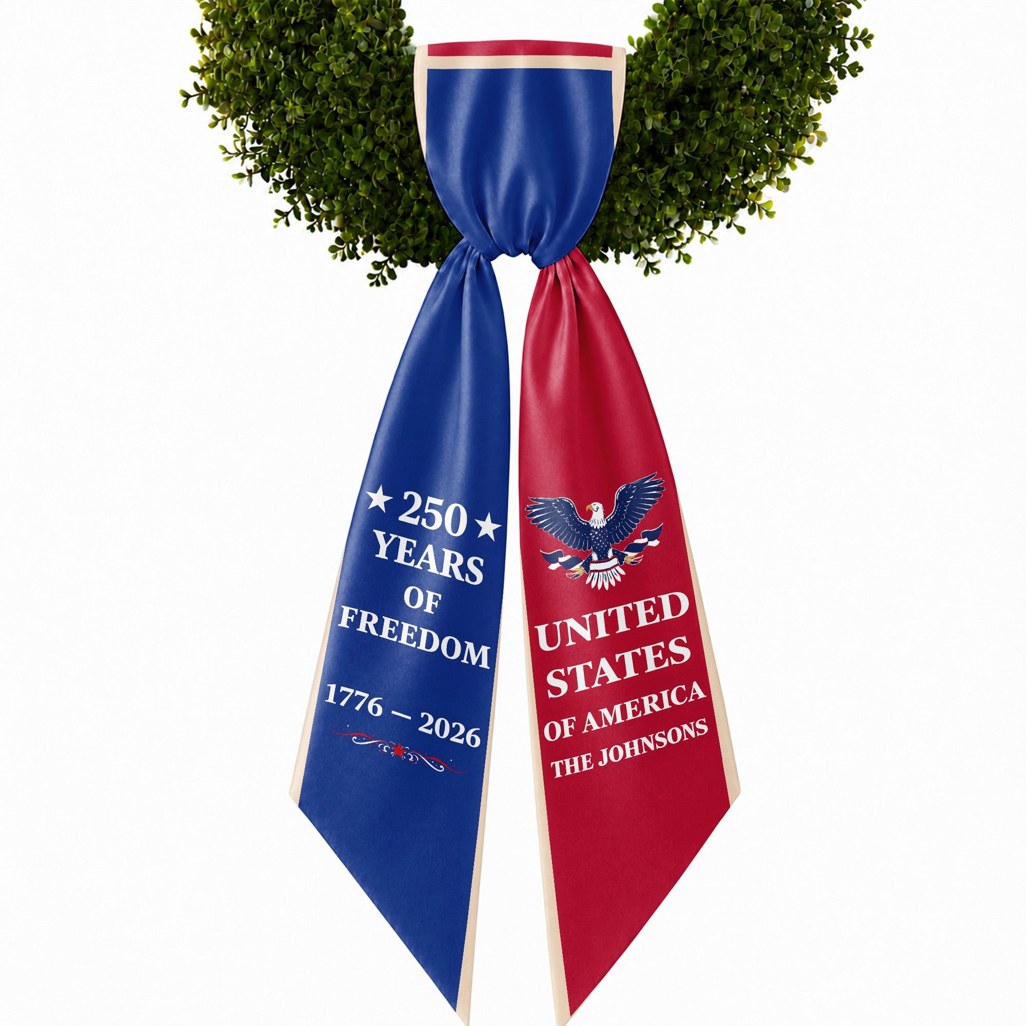 Personalized Patriotic Decorative Sash for 4th of July Party Decorative Sash GradoCreations
