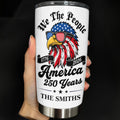 Personalized 20oz Stainless Steel Tumbler Custom Name Eagle Gift for Dad 20oz Tumbler GradoCreations