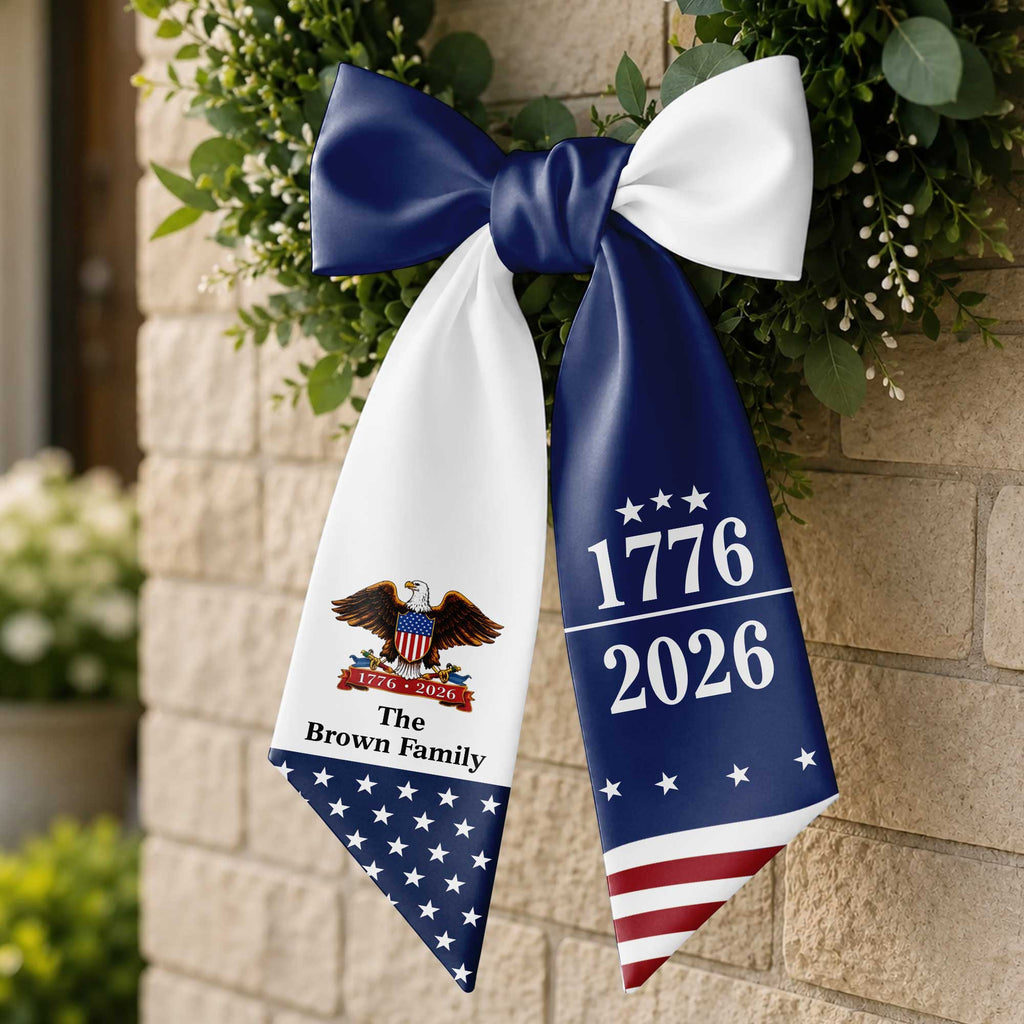 Personalized Patriotic Decorative Sash American Eagle Gift Decorative Sash GradoCreations