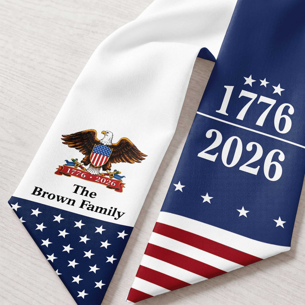 Personalized Patriotic Decorative Sash American Eagle Gift Decorative Sash GradoCreations