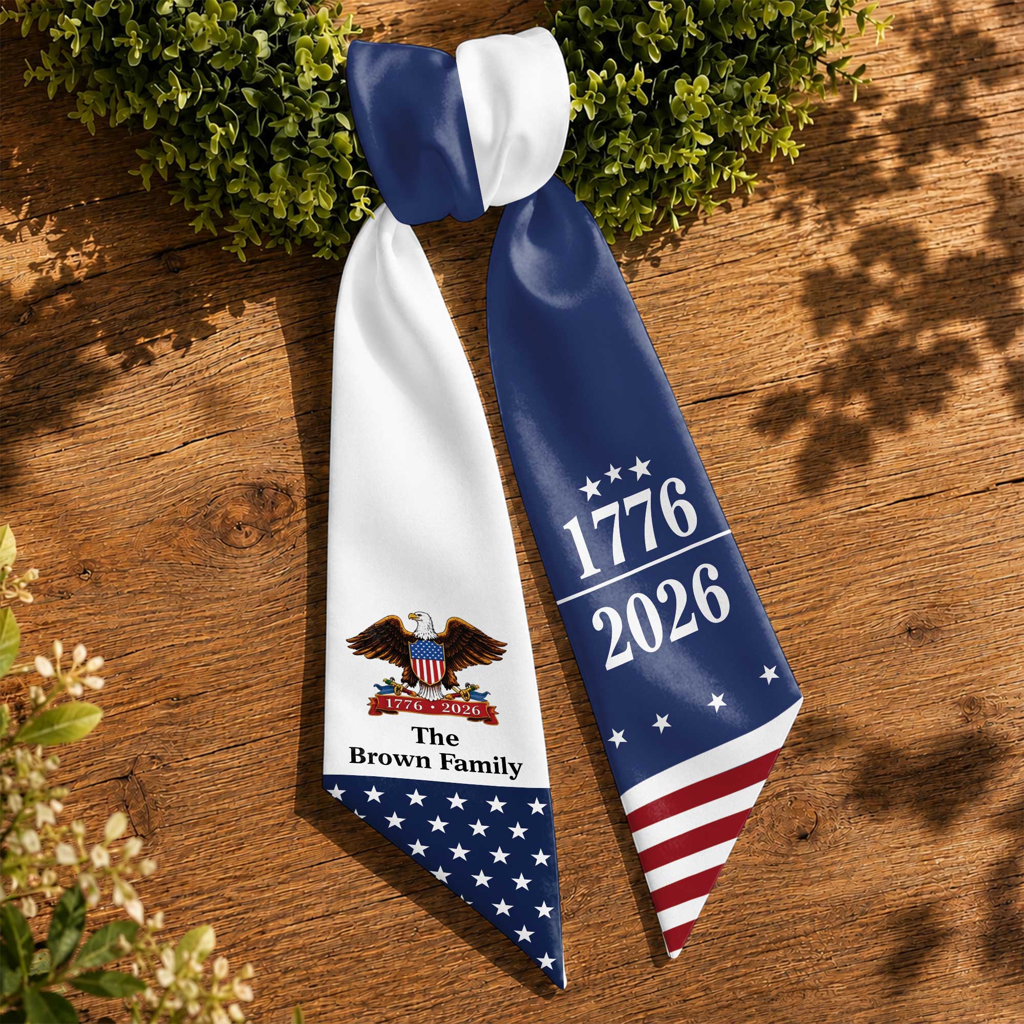 Personalized Patriotic Decorative Sash American Eagle Gift Decorative Sash GradoCreations