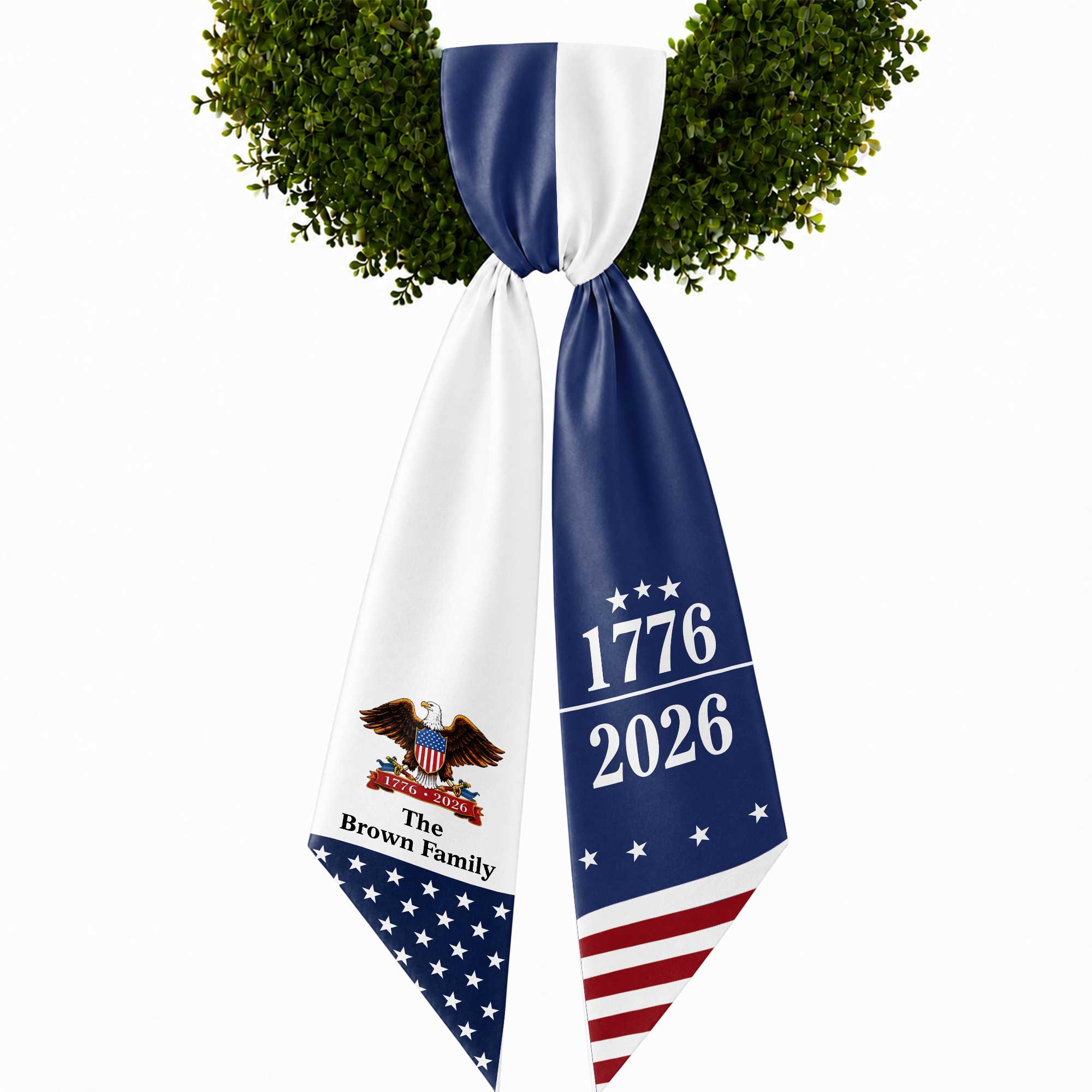 Personalized Patriotic Decorative Sash American Eagle Gift Decorative Sash GradoCreations
