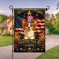 Custom USA Flag with Dog Design - Personalized Garden Flag Gift Garden Flag GradoCreations