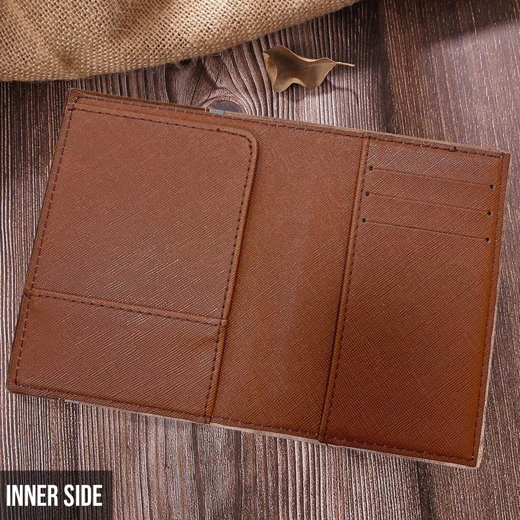 Personalized PU Leather Passport Holder Custom Name Travel Gift Passport Holder GradoCreations