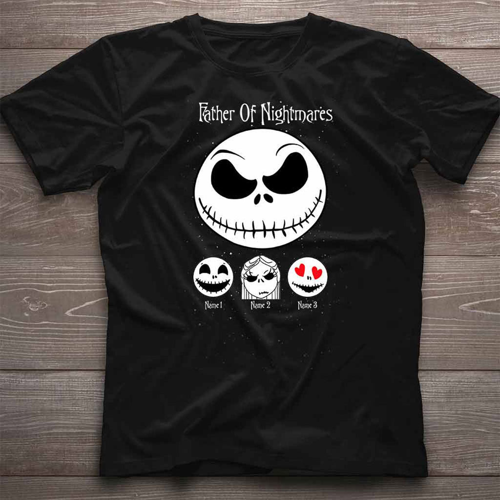 Personalized Nightmare Family T-shirt & Hoodie Custom Names Gift for Halloween T-shirt & Hoodie GradoCreations