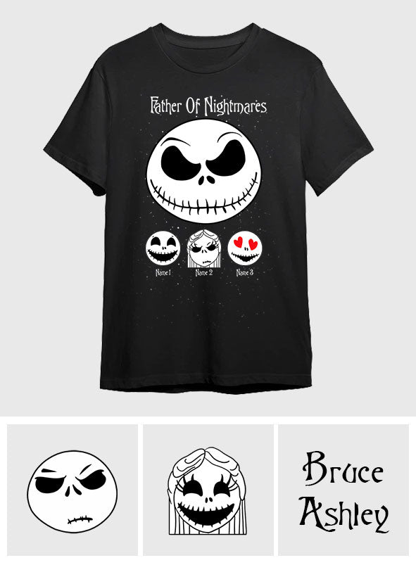 Personalized Nightmare Family T-shirt & Hoodie Custom Names Gift for Halloween T-shirt & Hoodie GradoCreations