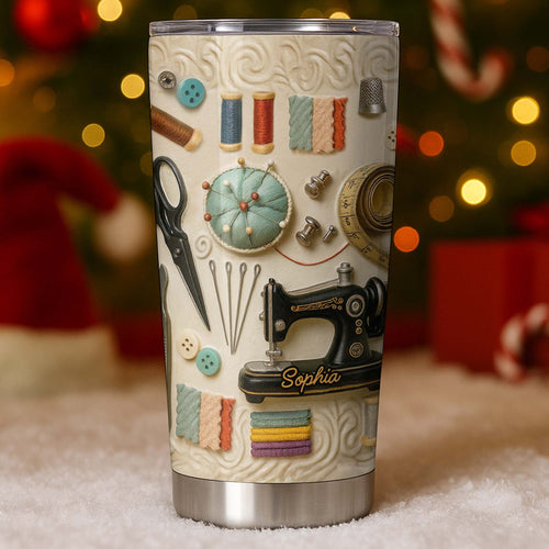 Personalized 20oz Stainless Steel Tumbler Custom Name Gift for Crafters 20oz Tumbler GradoCreations