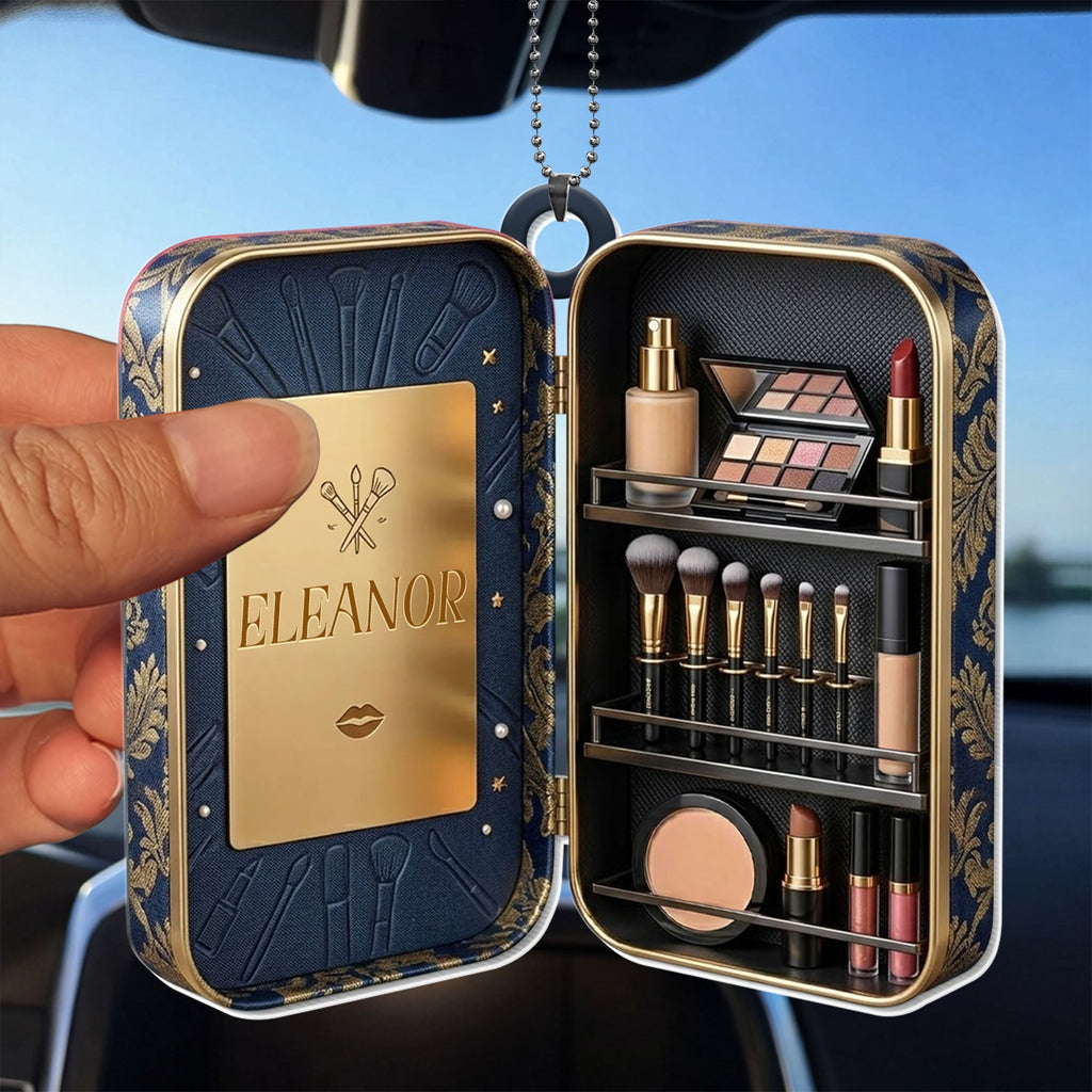 Personalized Custom Acrylic Ornament Makeup Lover Gift Idea Car Acrylic Ornament GradoCreations