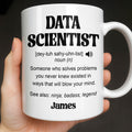 Personalized Data Scientist Coffee Mug Custom Gift Idea Edge-to-edge Mug GradoCreations