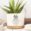 Personalized Ceramic Plant Pot Custom Name Gift for Nail Artist Ceramic Plant Pot GradoCreations