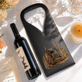 Personalized Leather Wine Bag Custom Name for Truck Driver Gift Leather Wine Bag GradoCreations