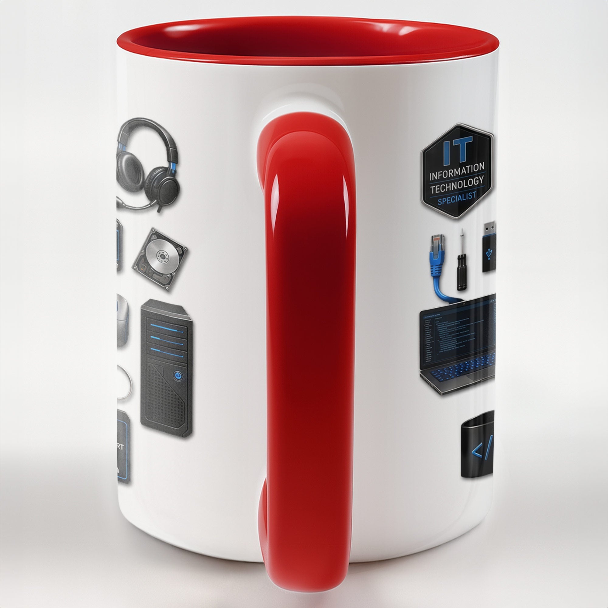 Personalized Accent Mug Custom Name Gift for Engineer Accent Mug GradoCreations