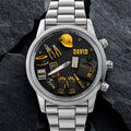 Personalized Custom Men's Watch for Electrician with Name Gift Men's Watch GradoCreations