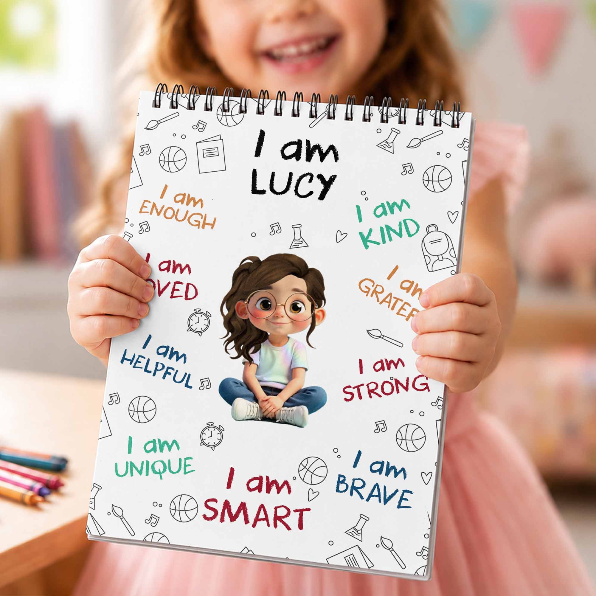 Personalized Sketch Book Custom Name Gift for Kids Sketch Book GradoCreations