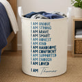 Personalized Storage Basket Custom Name for Kids Birthday Gift Basket GradoCreations
