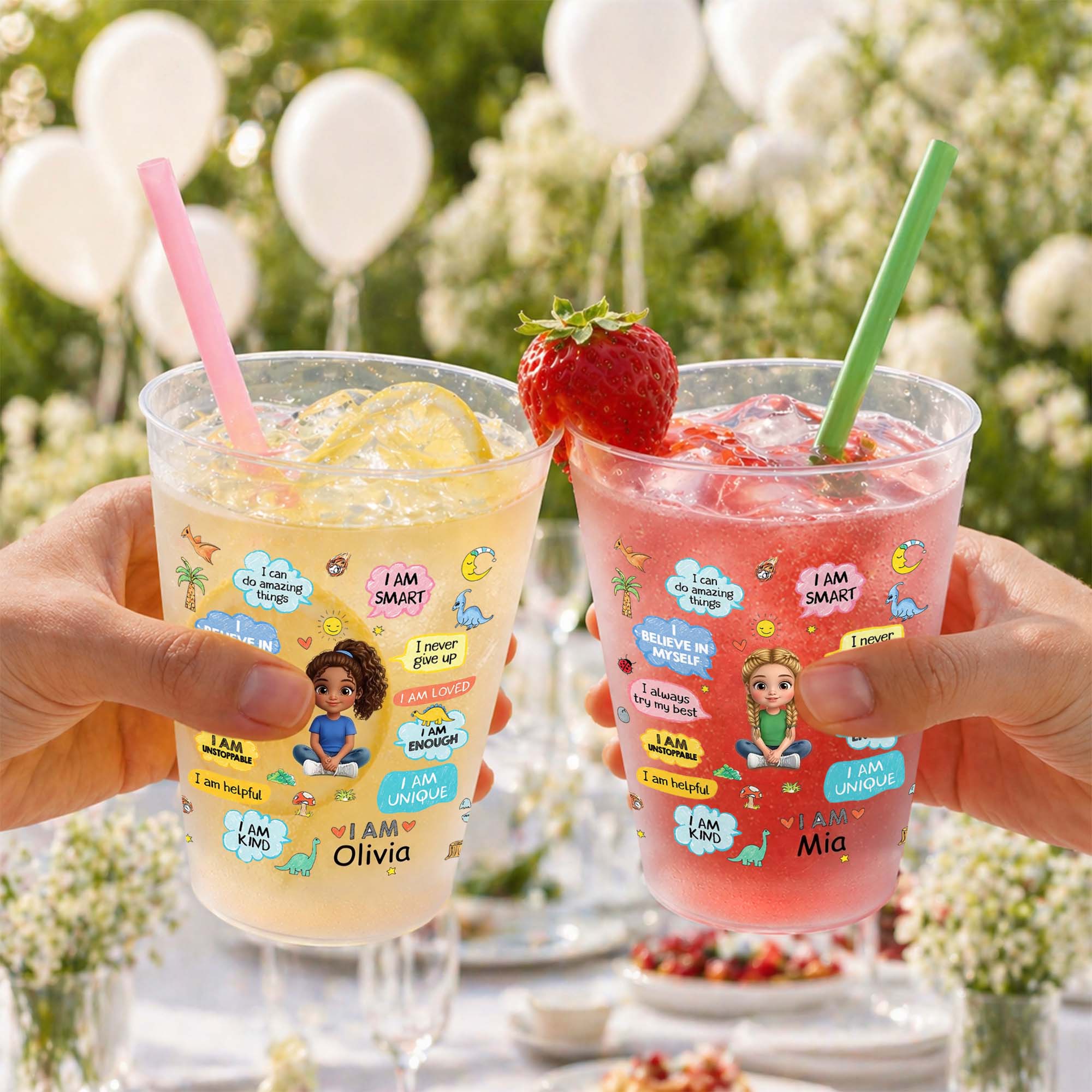 Personalized Frosted Cups Custom Name Kids Dinosaur Gift Frosted Cups GradoCreations